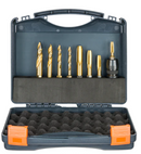 HMT 328015-SET1 Versadrive Combo Set, 6.8/8.5/10.5/14mm TurboTip + M8, M10, M12, M16 Taps + 1/2" Imp [8653]