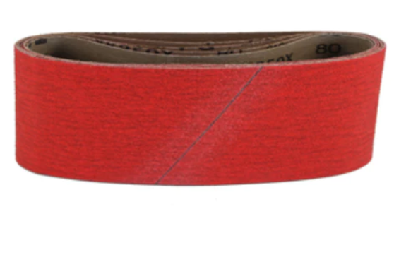 CIBO Fini-Master Abrasive Belt Ceramic P80 For S/Steel FX87/80/385X100 [72503]