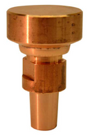 Spot Weld Tip 16mm Taper Medium W/Cooled 50mm Long Flat Swivel BS807 [07602]