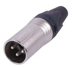 Plug XLR 3 Pin Connector Male