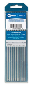 ITW Miller WL2116X7 Tungsten Welding Electrode Weldcraft 2.0% Lanthanum 1.6mm (Blue Tip) AC/DC [8520]