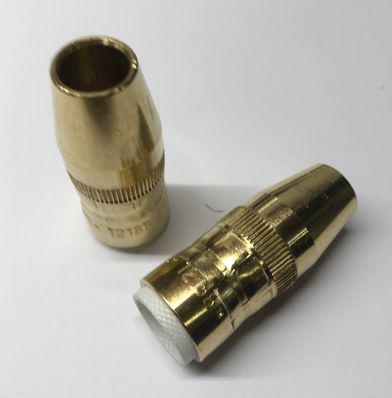ITW Bernard NS-1218B 12mm x 3.2mm Recess Brass Nozzle Tapered Centerfire Small Air Cooled 2-300A
