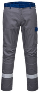 Bizflame FR06 Ultra Two Tone Trousers Grey Medium Waist 33/34" [9749]
