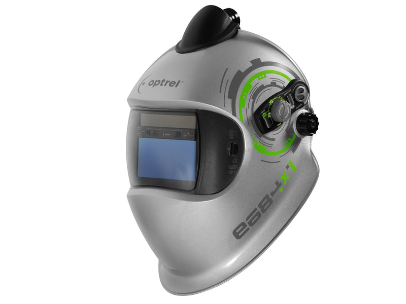 Optrel 4441.600 E684 Automatic Helmet - Silver 4/5-13 Autopilot PAPR Ready With Lens