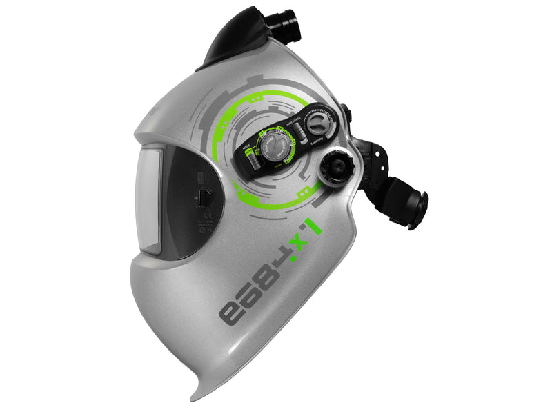 Optrel 4441.600 E684 Automatic Helmet - Silver 4/5-13 Autopilot PAPR Ready With Lens