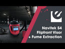 Navitek Red Side Vision S4 Airfed Weld/Grind System PAPR [0643]