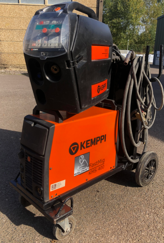 Hire Kemppi Fastmig KMS400 With MXF67 Feeder SF53W Synergic Air Cooled 5 Mtr Intercon Cable