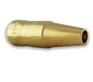 ITW Bernard NST-3800B 10mm x Flush Brass Nozzle Tapered Centerfire Small Air Cooled 2-300A