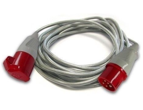Hire Mains Extension Cable 415V x 15 Mtr SY Armourflex 5 Pin 32A Plug And Socket