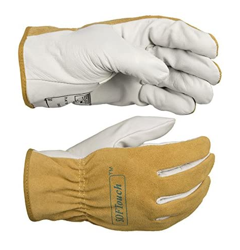 Weldas 10-2336m Medium Cowhide Driver's Work Gloves Size 9.5